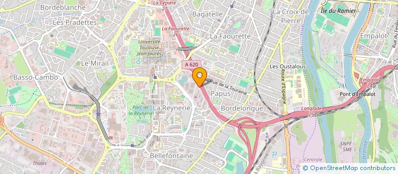 localisation de l'entreprise AB COORDINATION à TOULOUSE