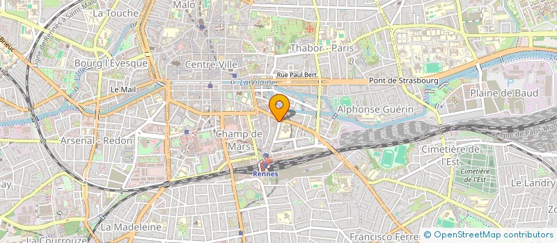 localisation de l'entreprise AB COPY à RENNES