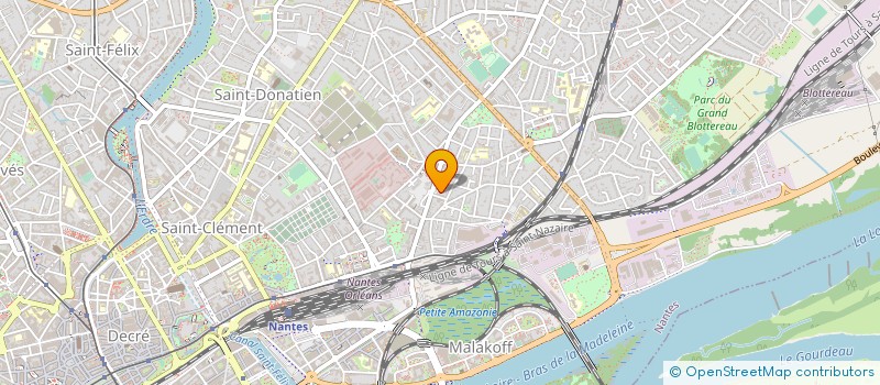 localisation de l'entreprise AB CORPORATE à NANTES