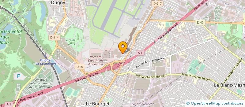 localisation de l'entreprise AB CORPORATE AVIATION  PARIS