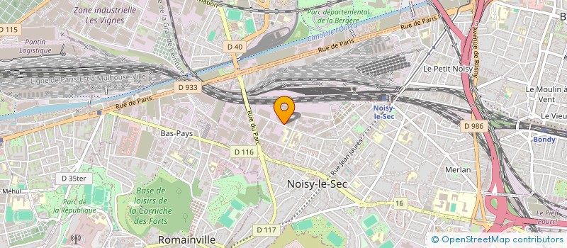 localisation de l'entreprise AB COURTAGE  MONTREUIL