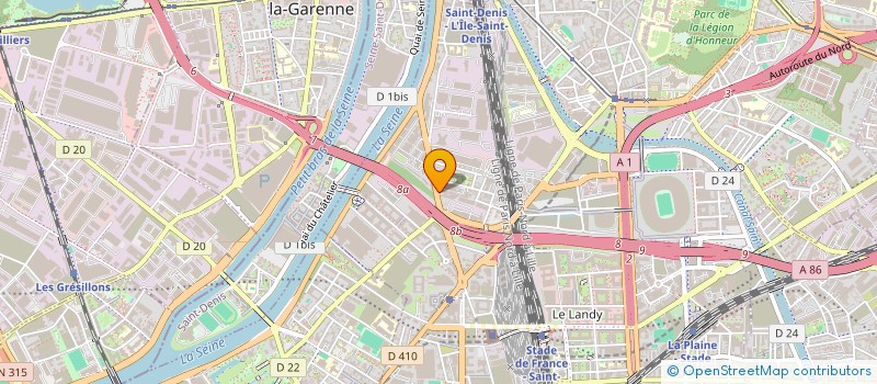 localisation de l'entreprise AB COX à SAINT-DENIS