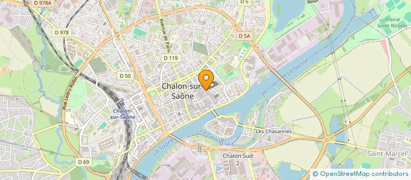 localisation de l'entreprise AB CREATIF à CHALON-SUR-SAONE