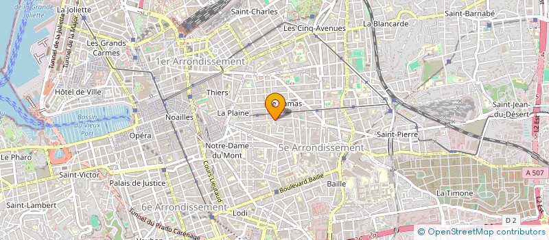 localisation de l'entreprise AB CREATION à MARSEILLE