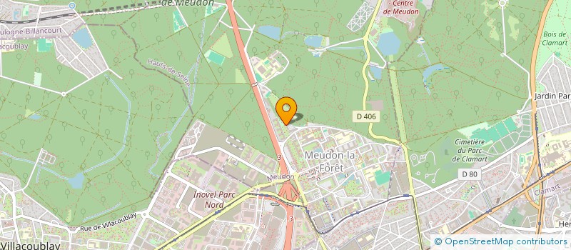 localisation de l'entreprise AB CSE FORMATION à MEUDON