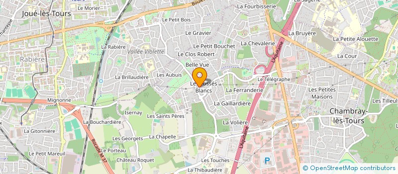 localisation de l'entreprise AB.CT  CHAMBRAY-LES-TOURS