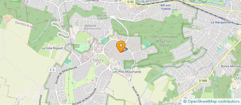 localisation de l'entreprise AB CUBE à GIF-SUR-YVETTE