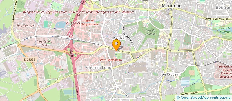 localisation de l'entreprise AB-CUISINES à MERIGNAC