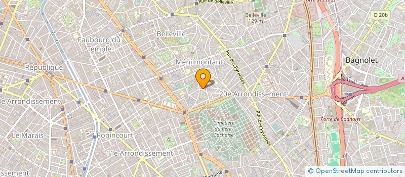 localisation de l'entreprise AB DEC'OR  PARIS