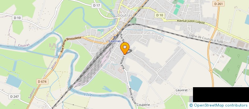 localisation de l'entreprise AB DECO  SAINT-MEDARD-DE-GUIZIERES