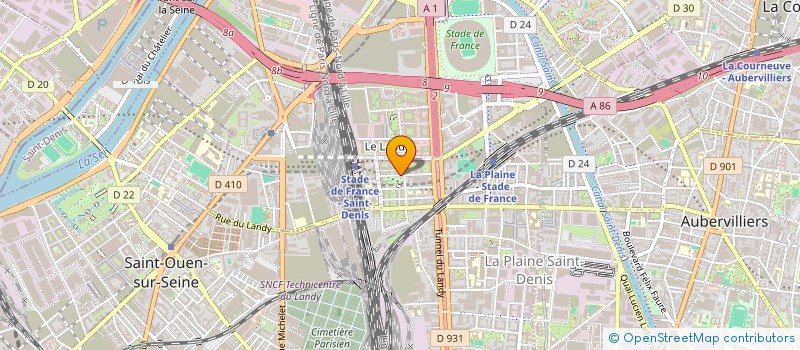 localisation de l'entreprise AB DECO à SAINT-DENIS