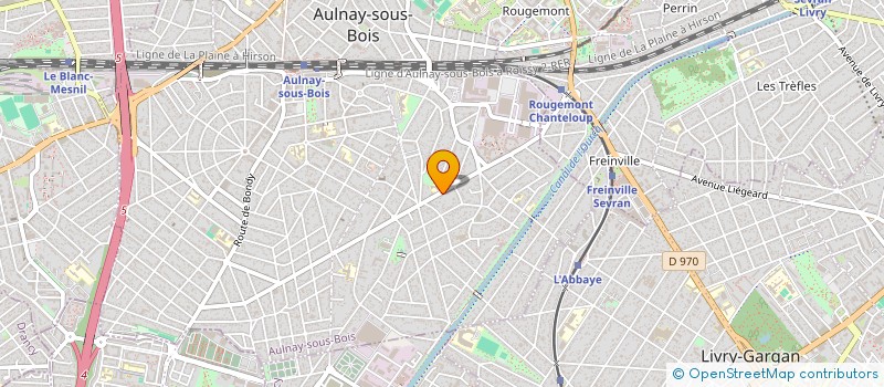 localisation de l'entreprise AB DECOR à AULNAY-SOUS-BOIS