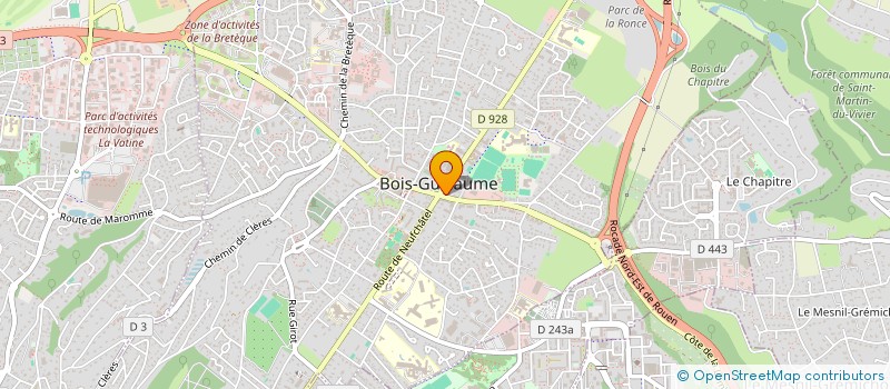 localisation de l'entreprise AB'DENTAL à BOIS-GUILLAUME