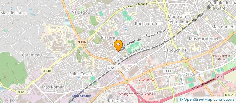 localisation de l'entreprise AB DEPANNAGE  NIMES