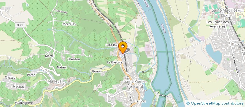 localisation de l'entreprise AB DEPANNAGE CHAUFFAGE  SAINT-PIERRE-DE-BUF