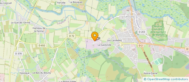 localisation de l'entreprise AB DESAMIANTAGE à LESSAY