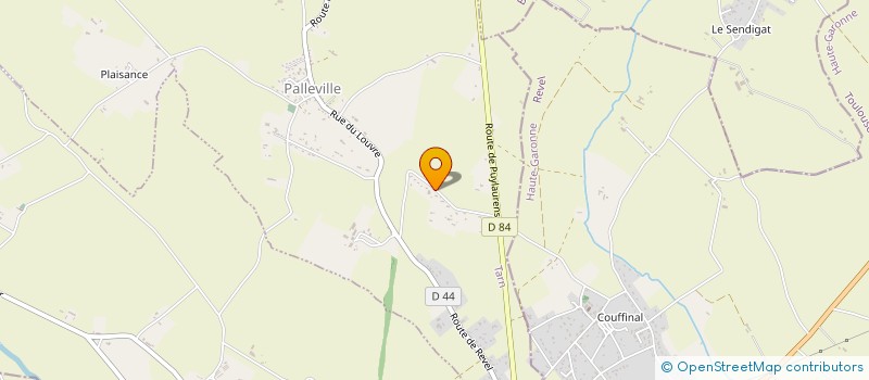 localisation de l'entreprise AB DESIGN CONCEPT & CREATION  PALLEVILLE