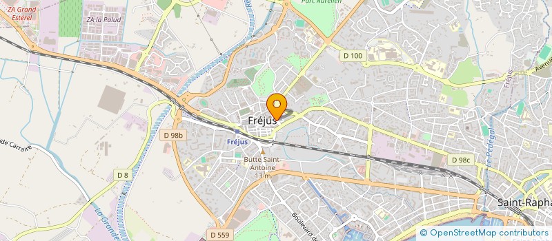 localisation de l'entreprise AB DESTOCKAGE à FREJUS