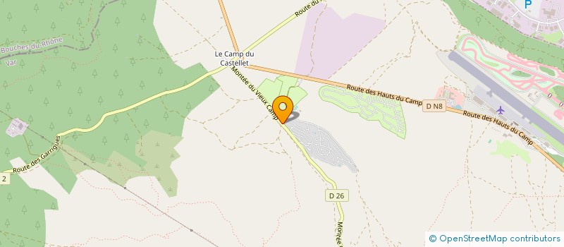 localisation de l'entreprise AB DETECTION à LE CASTELLET