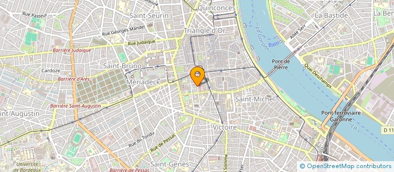 localisation de l'entreprise AB DEUX J COMMUNICATION à BORDEAUX