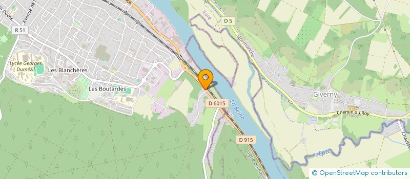 localisation de l'entreprise AB DEVELOPPEMENT à VERNON