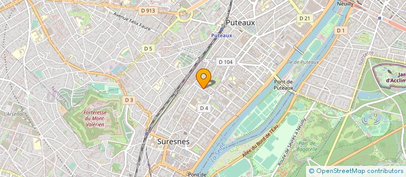 localisation de l'entreprise AB DEVELOPPEMENT à SURESNES