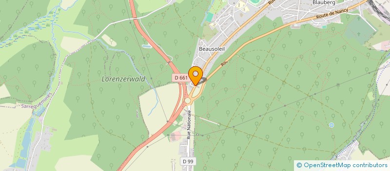 localisation de l'entreprise AB DEVELOPPEMENT à SARREGUEMINES