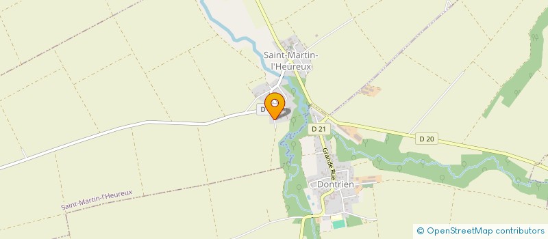 localisation de l'entreprise AB DEVELOPPEMENT  SAINT-MARTIN-L'HEUREUX