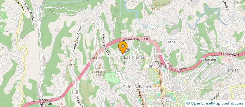 localisation de l'entreprise AB DEVELOPPEMENT  NICE