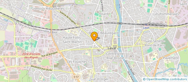 localisation de l'entreprise AB DIAG à LAVAL