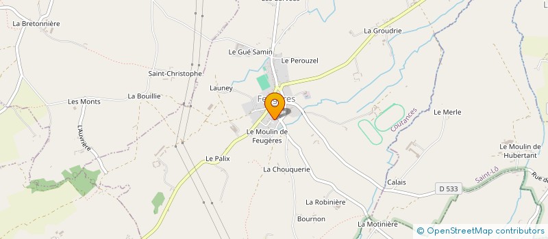 localisation de l'entreprise AB DIAG EXPERTISES  FEUGERES