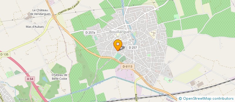 localisation de l'entreprise AB DIAGNOSTICS à BOUILLARGUES