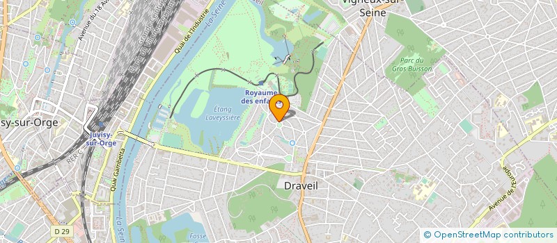 localisation de l'entreprise AB DIAGNOSTICS à DRAVEIL