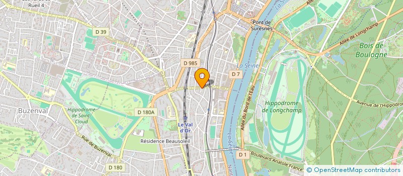localisation de l'entreprise AB DIFFUSION à SAINT-CLOUD