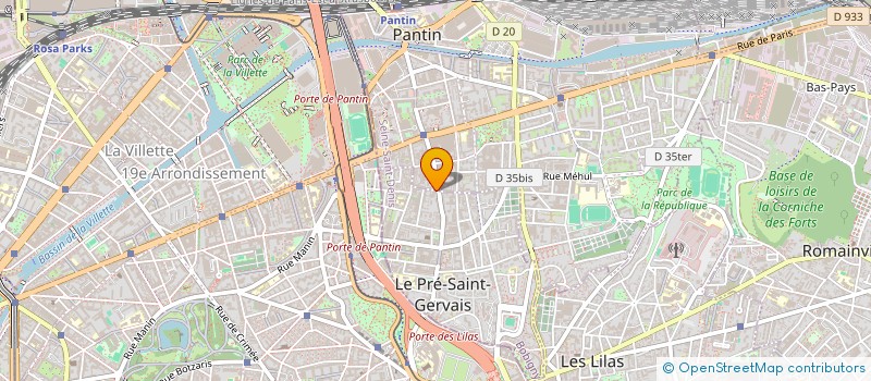 localisation de l'entreprise AB DIFFUSION à LE PRE-SAINT-GERVAIS