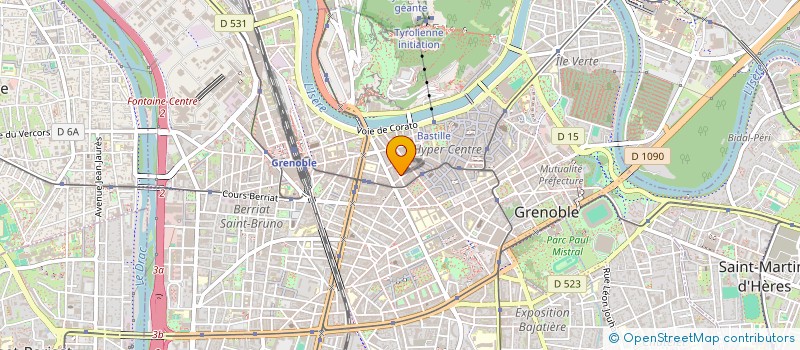 localisation de l'entreprise AB DIFFUSION à GRENOBLE