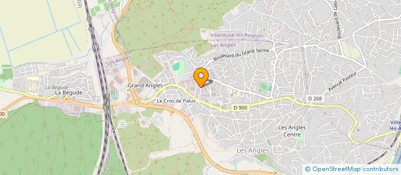 localisation de l'entreprise AB DIFFUSIONS S E  LES ANGLES