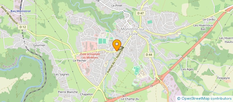 localisation de l'entreprise AB-DIS à MONISTROL-SUR-LOIRE