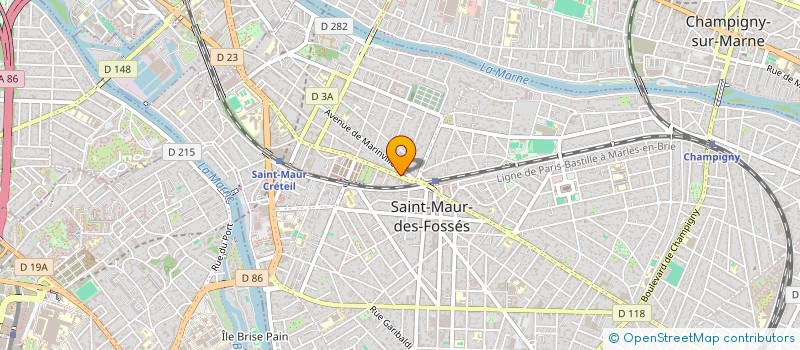 localisation de l'entreprise AB DOMICILE à SAINT-MAUR-DES-FOSSES