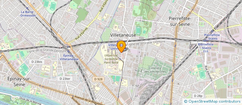 localisation de l'entreprise AB&DRIVE à VILLETANEUSE