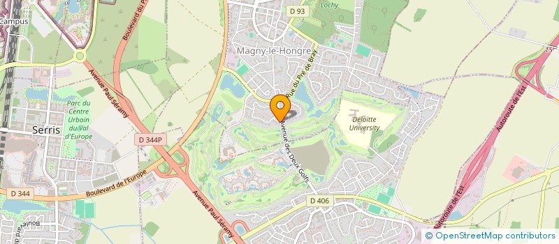 localisation de l'entreprise AB ECOCONSTRUCT  MAGNY-LE-HONGRE