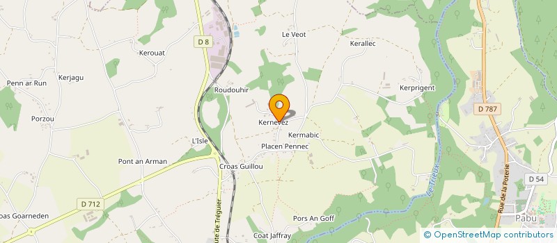 localisation de l'entreprise AB ELAGAGE à PLOUISY