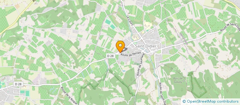 localisation de l'entreprise AB ELECTRICITE  SAINT-DIDIER