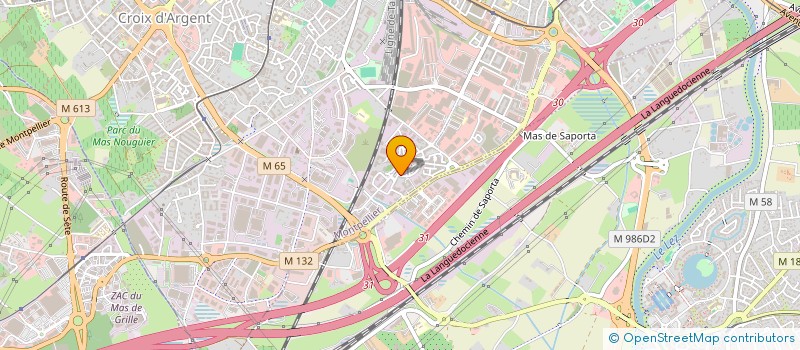 localisation de l'entreprise AB ELECTRICITE à MONTPELLIER
