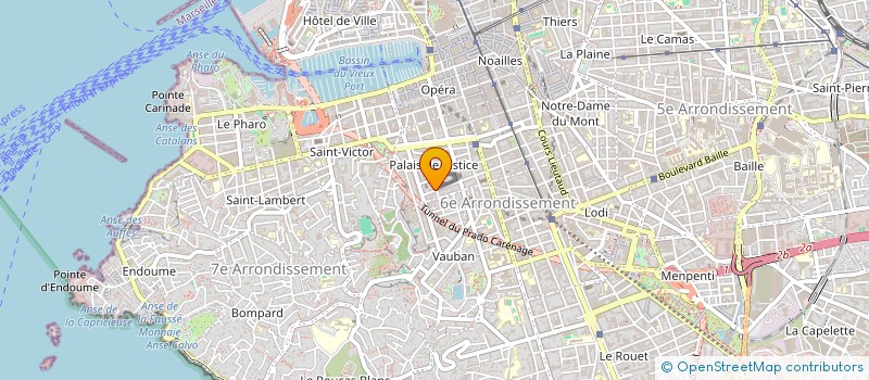 localisation de l'entreprise AB ELECTRICITY à MARSEILLE