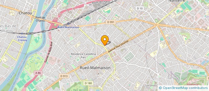 localisation de l'entreprise AB ENERGIE à RUEIL-MALMAISON