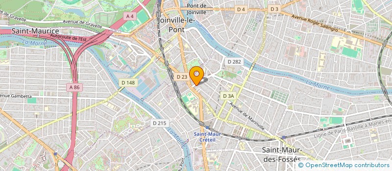 localisation de l'entreprise AB ENERGIES à SAINT-MAUR-DES-FOSSES