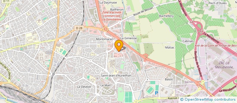 localisation de l'entreprise AB ENERGY  BEZIERS
