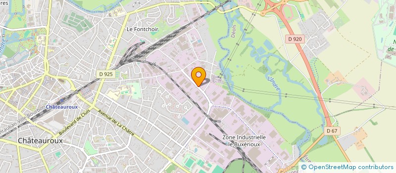 localisation de l'entreprise AB ENERGY à CHATEAUROUX
