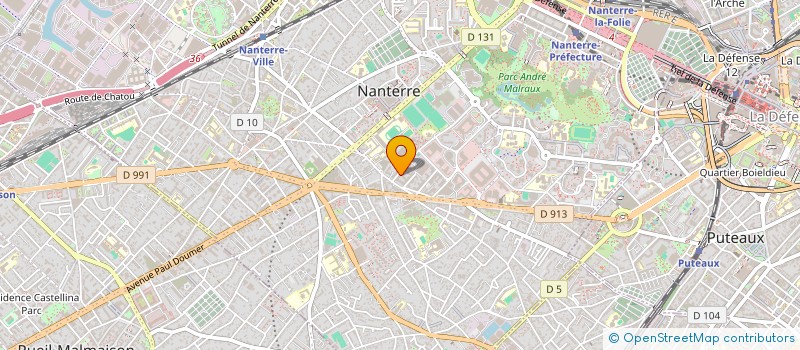 localisation de l'entreprise AB ENGINEERING  NANTERRE